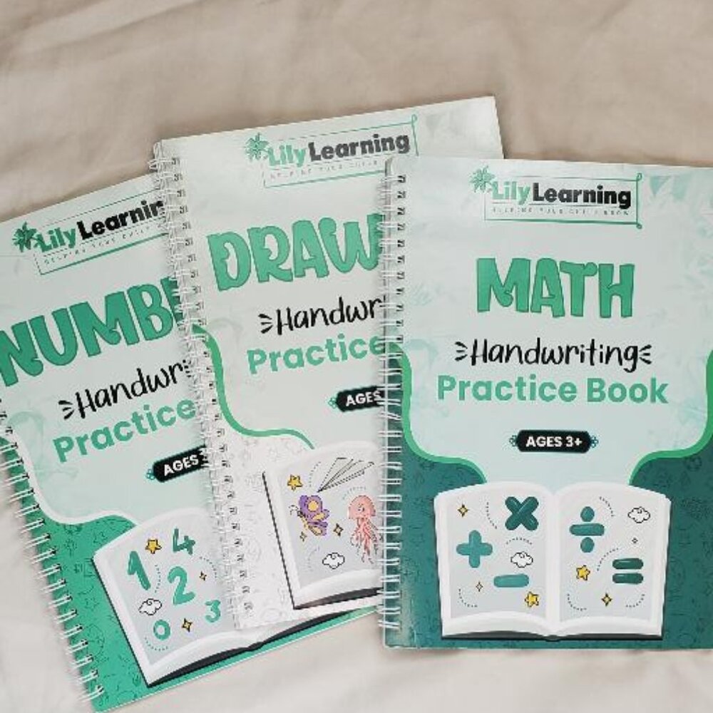 3 for $12: lily learning workbooks